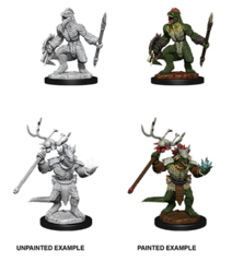 D&D - Nolzur's Marvelous Unpainted Miniatures - Lizardfolk & Lizardfolk Shaman