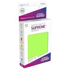 Ultimate Guard-Supreme UX Sleeves Mini Matte Light Green 60ct