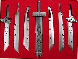 Final Fantasy VII - Keychain & Necklace Set