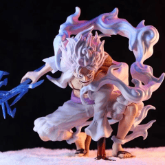 One Piece Luffy Holding Lightning Figure