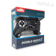 Black Wired Playstation 4 Controller - Old Skool