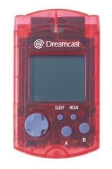 Red Sega Dreamcast Visual Memory Unit (VMU)