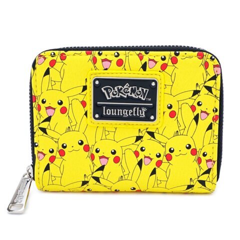 LOUNGEFLY X POKEMON PIKACHU AOP ZIP AROUND WALLET
