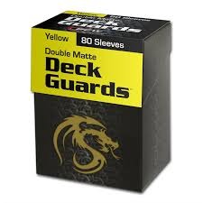 Yellow - Deck Guard Double Matte Sleeves (BCW)