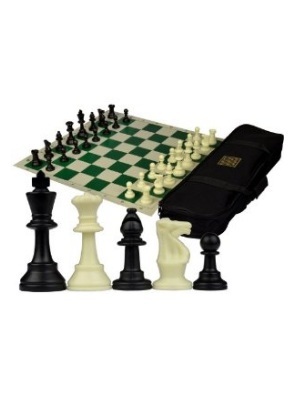 Vinyl Roll Up Tournament Chess Set