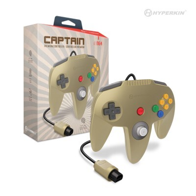 Gold Nintendo 64 Captain Controller - Hyperkin