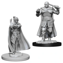 Dungeons And Dragons: Nolzur's Marvelous Unpainted Miniatures - Human Ranger & Moon Elf Sorcerer