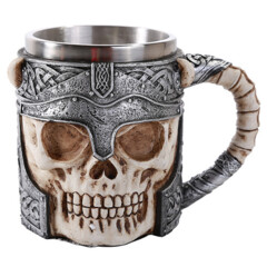 Warrior Skull Mug 11555
