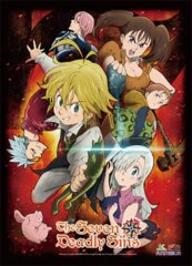 The Seven Deadly Sins - Group Wall Scroll 33