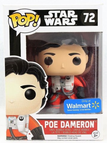 #72 - Star Wars - Poe Dameron (Walmart Exclusive) Pop!