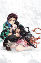 #346 - Demon Slayer - Tanjiro & Nezuko Embrace