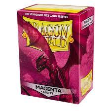 Matte Magenta (Dragon Shield) Standard Sleeves - 100ct