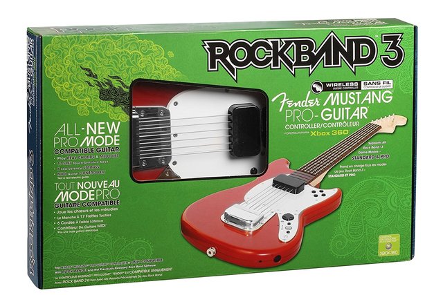 Fender Mustang Guitar Rock Band 3 Xbox discount 360