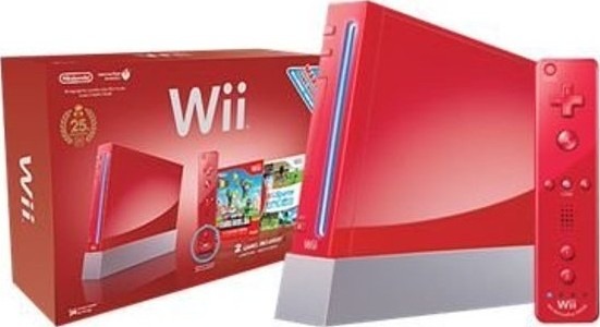 Wii console and offers 2 games