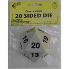 Ivory One 55mm 20-Sided Die