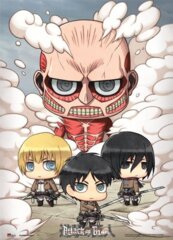 Chibi Attack on Titan - Wall Scroll 33
