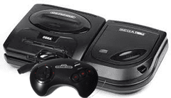 Sega CD (Mk. II) w/ Genesis II