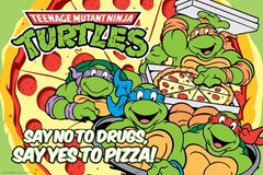 #429 - Teenage Mutant Ninja Turtles - Say yes to Pizza Say No to Drugs 24x36 Poster