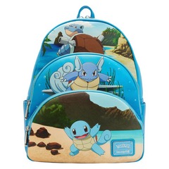 Loungefly - Pokémon Squirtle Evolution Triple Pocket Mini Backpack