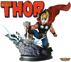 Marvel Thor Strike Down statue