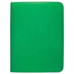 9-Pocket Zippered PRO-Binder - Vivid Green