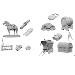 Adventurer's Campsite - Dungeons & Dragons (Nolzur's Marvelous Miniatures) - Unpainted