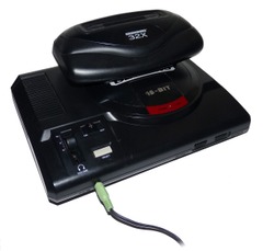 Sega Genesis Model 1 With 32X Add-On