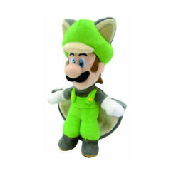 Little Buddy Super Mario Series Flying Squirrel Luigi Plush, 9