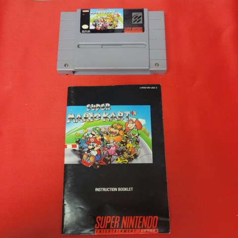 Super Mario Kart Game & Manual