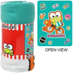Sanrio - Keroppi Fleece Throw Blanket