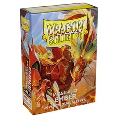 Dragon Shield - Ember - Dual Matte Sleeves - Japanese Size