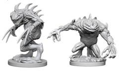 D&D Nolzur's Marvelous Miniatures - Gray Slaad & Death Slaad