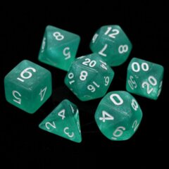 RPG Dice Set - Hakuro w/ White