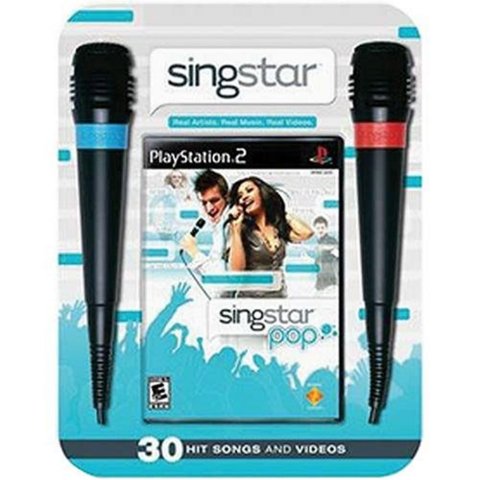 Singstar Pop W - Microphones (Playstation 2)