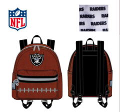 Las Vegas Raiders - Pigskin LOGO (Mini Backpack) - NFL Loungefly