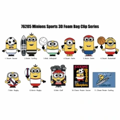 Minions Sports 3D Foam Keyring Blind Bag