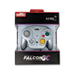 (Old Skool) FALCON WIRELESS CONTROLLER FOR GAMECUBE - Silver