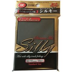 Silky Mat Black - Standard Sleeves (KMC) - 50ct