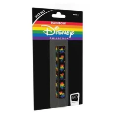 DISNEY RAINBOW COLLECTION: D6 DICE SET (6CT)