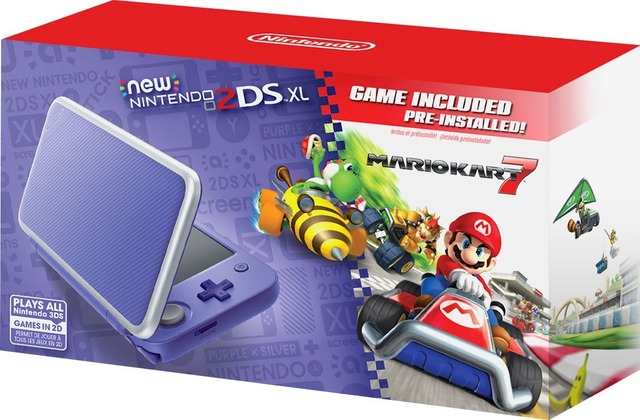 New Nintendo 2DS XL - Purple & Silver