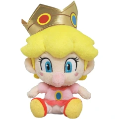 Little Buddy Super Mario All Star Collection Baby Peach Plush, 6