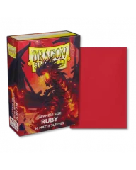 Dragon Shield Japanese-Size Matte sleeves: Ruby