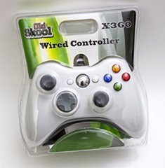 (Old Skool) Xbox 360 Wired Controller - White