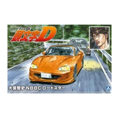 Aoshima: 1/24 Initial D - Omiya Satoshi NB8C Roadster Scale Model Kit #16