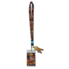 Naruto - Naruto Uzumaki Fire Moon Lanyard With Card Holder