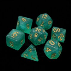 RPG Dice Set - Hakuro w/ Gold