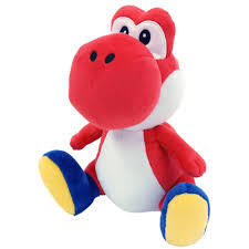 Little Buddy Super Mario All Star Yoshi - Red Yoshi Plush, 7