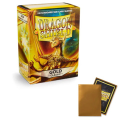 Classic Gold - Standard Boxed Sleeves (Dragon Shield) - 100 ct