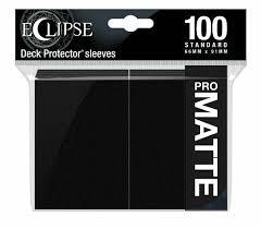 Jet Black - Pro Matte Eclipse (Ultra Pro) - Standard Sleeves - 100ct