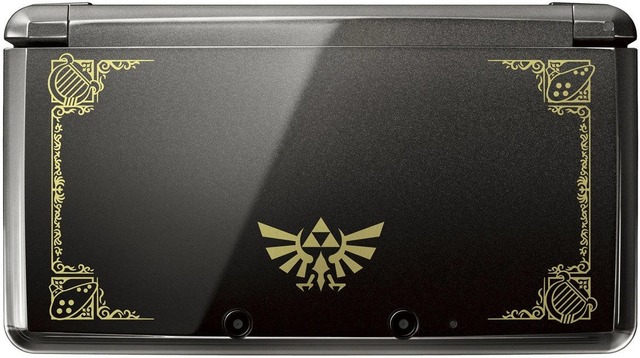 Nintendo 3DS System - Black/Gold Zelda